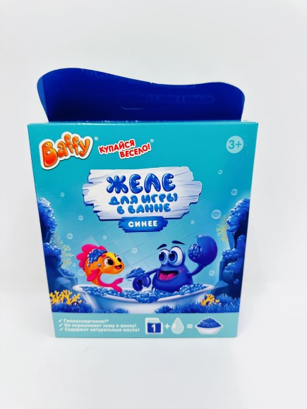 Набор «Джелли Baffy»® ТМ «Baffy»®: Желе для игры в ванне детское, соль для ванны детская, в/к 16,5*1