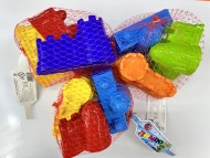 Песочный набор №1 (3 формочки крепость) в сетке 12*14*13 см