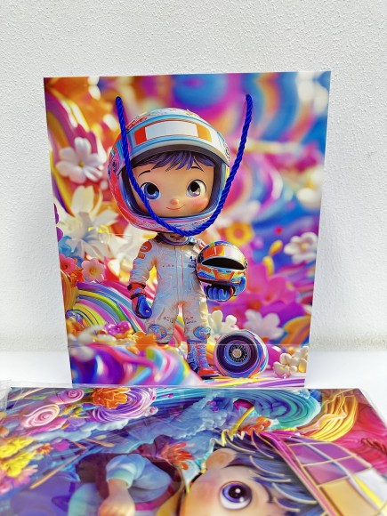 Пакет картон 3D ассорти средн. (480)